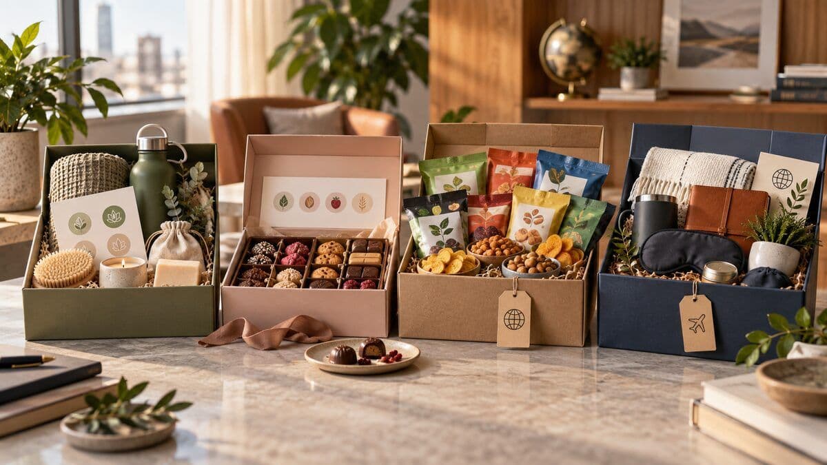 Caroo、Sugarwish、SnackMagic 與 Giftpack 比較：員工照護禮盒與收件人自選